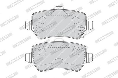 BREMSBELAGSATZ SCHEIBENBREMSE FERODO FDB1521 1