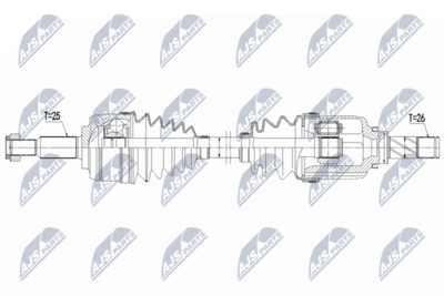 Wał napędowy NTY NPW-RE-226