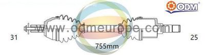 Приводной вал Multiparts 18-341720 для MINI MINI COOPER