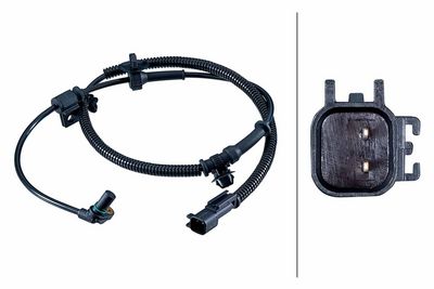 Czujnik, prędkość obrotowa koła HELLA 6PU358252-931