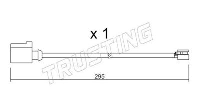 SENZOR DE AVERTIZARE UZURA PLACUTE DE FRANA