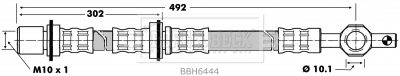 Brake Hose Borg & Beck BBH6444