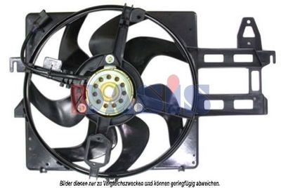 AKS DASIS 098098N Вентилятор системы охлаждения двигателя для FORD ESCORT