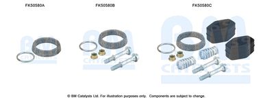 Монтажен комплект, изпускателна тръба BM Catalysts FK50580