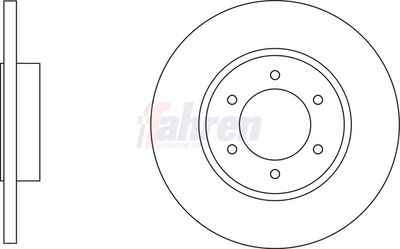 Fahren Brake Disc FBD6788