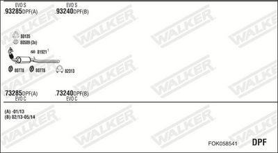 SISTEM DE ESAPAMENT WALKER FOK058541