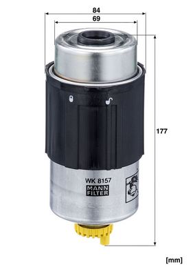 KRAFTSTOFFFILTER MANN-FILTER WK8157 2