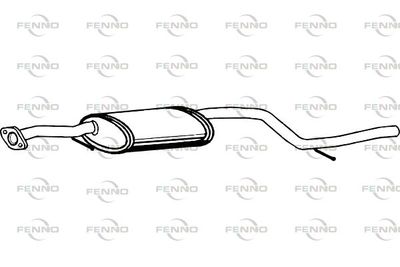 FENNO P2446 Глушитель выхлопных газов для FORD MONDEO III седан (B4Y) 3.0 V6 24V FENNO P2446 Глушитель выхлопных газов для FORD MONDEO III седан (B4Y) 3.0 V6 24V