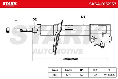 амортисьор STARK SKSA-0132157