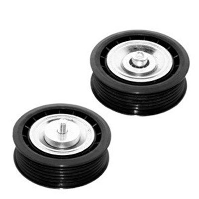 Įtempiklio skriemulys, V formos rumbuotas diržas