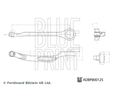 BLUE PRINT Lagerung, Motor (ADBP800125)
