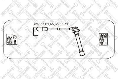 Комплект проводов зажигания STELLOX 10-38404-SX для ISUZU TROOPER
