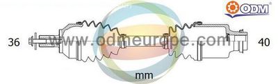 Приводной вал Multiparts 18-216420 для VW ARTEON