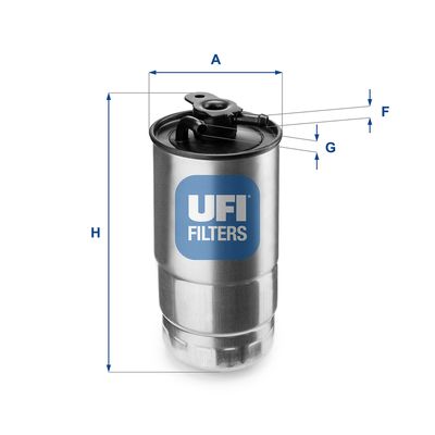 UFI 24.427.00 Топливный фильтр  для BMW X5 (Бмв X5)