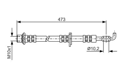 BOSCH Bremsschlauch
