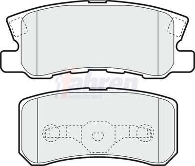 Fahren Brake Pad Set, disc brake FBP3181