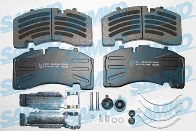 Brake pad set, disc brake