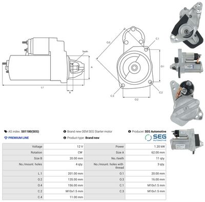 STARTER AS-PL S01180SEG 4