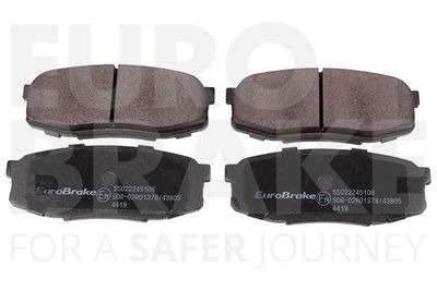 Комплект тормозных колодок, дисковый тормоз EUROBRAKE 55022245106 для LEXUS LX