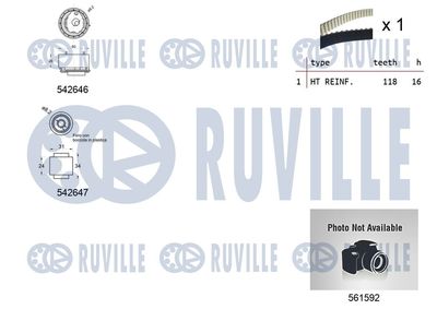 SET POMPA APA + CUREA DINTATA RUVILLE 5503771 1