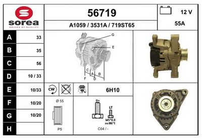 GENERATOR EAI 56719