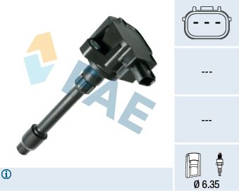 Катушка зажигания FAE 80405 для HONDA HR-V