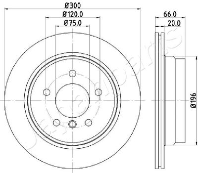 DISC FRANA JAPANPARTS DP0114