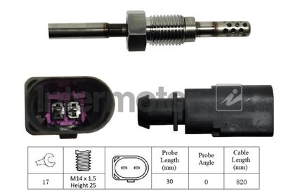 Sensor, exhaust gas temperature Intermotor 27267