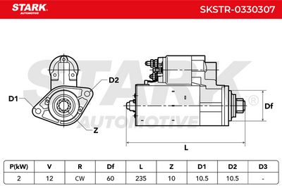 стартер STARK SKSTR-0330307