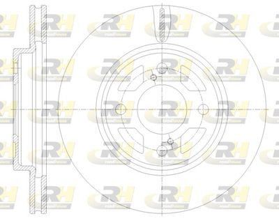 спирачен диск ROADHOUSE 62120.10