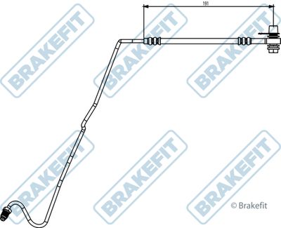 APEC Brake Hose BHO4316