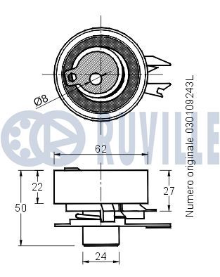 ROLA INTINZATOR CUREA DISTRIBUTIE RUVILLE 541354 1