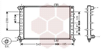 VAN WEZEL 01002075 Крышка радиатора  для ALFA ROMEO 166 (Альфа-ромео 166)