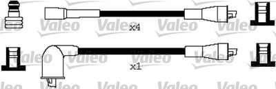 Комплект проводов зажигания VALEO 346106 для MAZDA 626