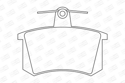 BREMSBELAGSATZ SCHEIBENBREMSE CHAMPION 571462CH 1