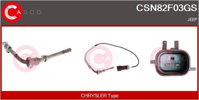 SENZOR TEMPERATURA GAZE EVACUARE