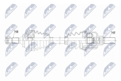 Wał napędowy NTY NPW-CT-151