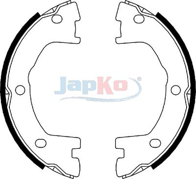 комплект спирачна челюст JAPKO