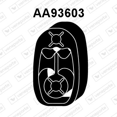 Резиновые полоски, система выпуска VENEPORTE AA93603 для BMW 3