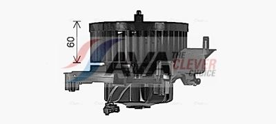 VENTILATOR HABITACLU AVA Clever Choice VN8423 2