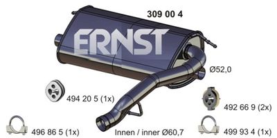 ERNST Einddemper (309004)