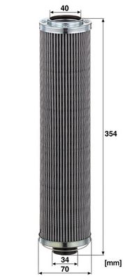 Filtar, radna hidraulika MANN-FILTER HD 7022 x