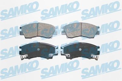 Комплект тормозных колодок, дисковый тормоз SAMKO 5SP042 для MITSUBISHI ECLIPSE
