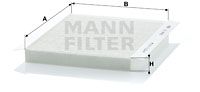 Фильтр, воздух во внутренном пространстве MANN-FILTER CU 2422 для FIAT STILO