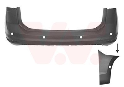 VAN WEZEL Bumper (5819545)