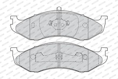BREMSBELAGSATZ SCHEIBENBREMSE FERODO FDB1267 1