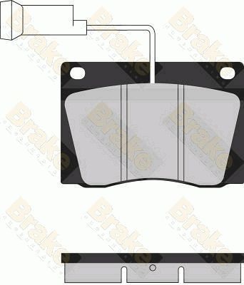 Комплект тормозных колодок, дисковый тормоз Brake ENGINEERING PA1217 для JENSEN INTERCEPTOR
