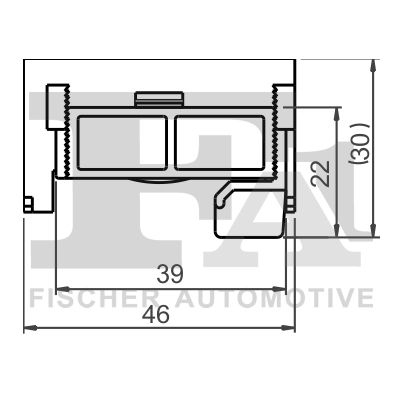 Clip, listwa ochronna FA1 22-40037.10