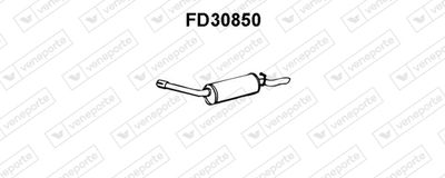Глушитель выхлопных газов конечный VENEPORTE FD30850 для FORD SCORPIO