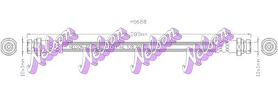 спирачен маркуч KAWE H1688